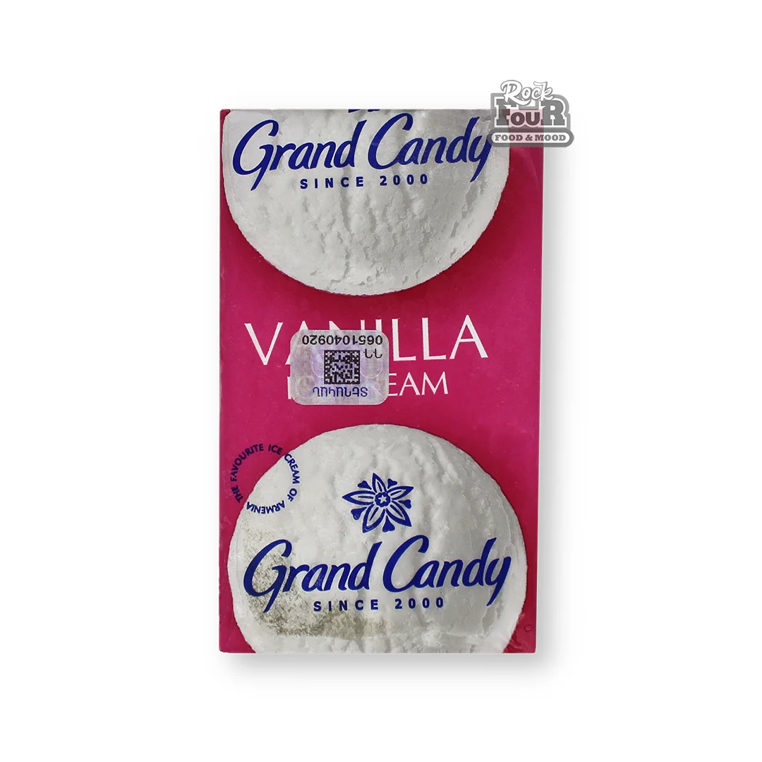 Պաղպաղակ «Grand Candy Բրիկետ» վանիլային 85գ